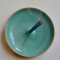 Røgelsesholder i keramik